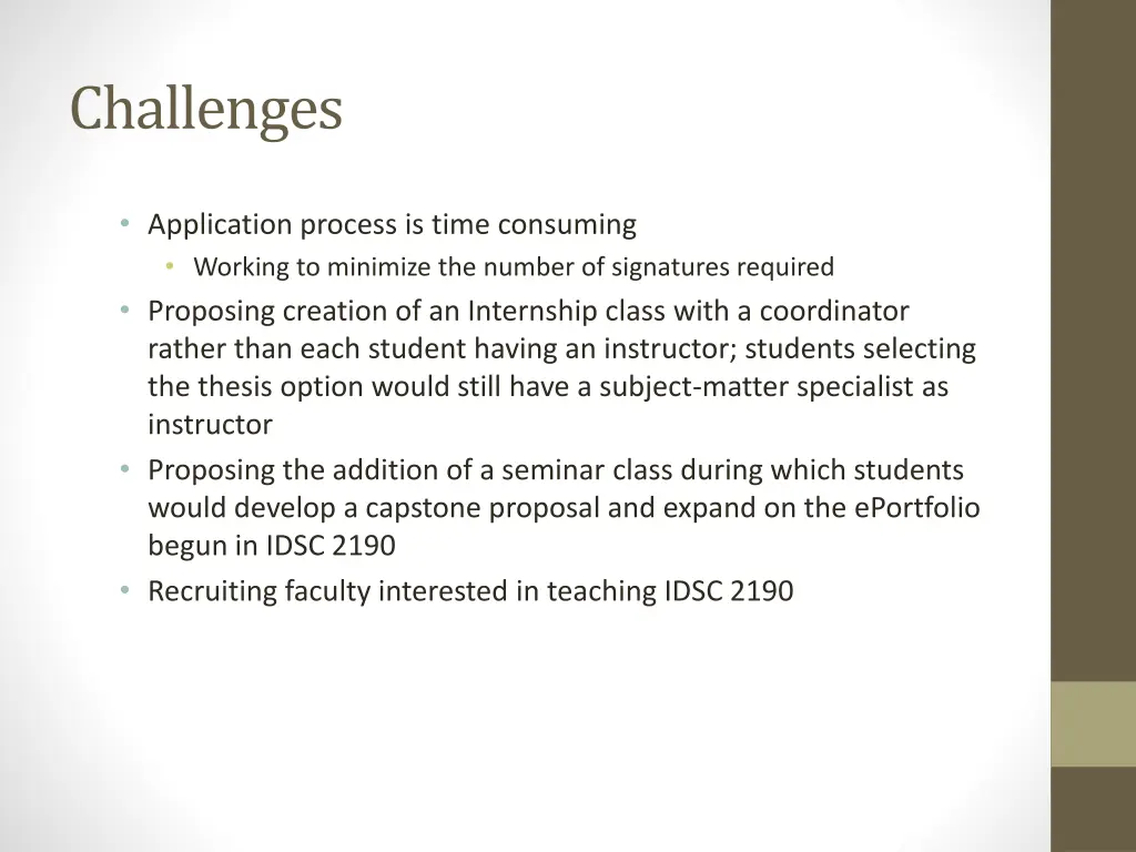 challenges
