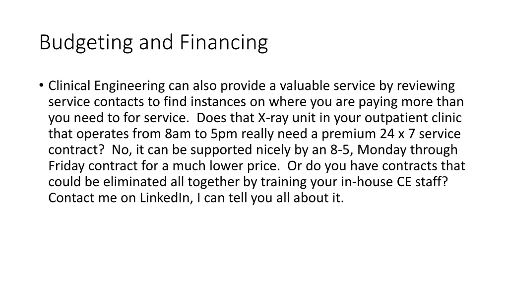 budgeting and financing 5
