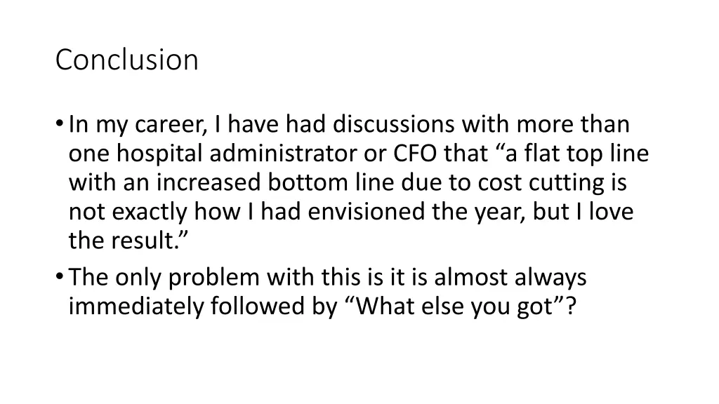 conclusion 1
