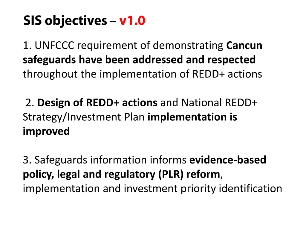 1 unfccc requirement of demonstrating cancun