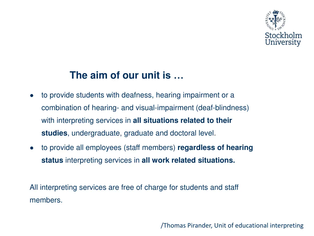 thomas pirander unit of educational interpreting 5