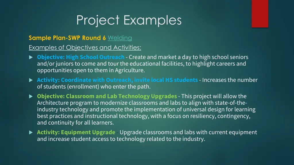 project examples