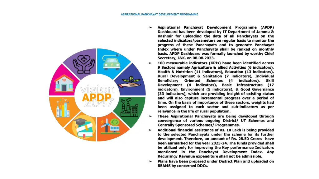 aspirational panchayat development programme 2