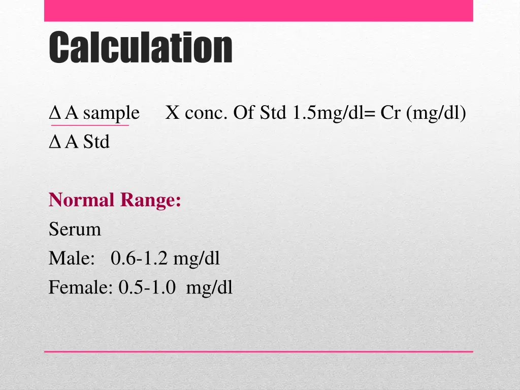 calculation