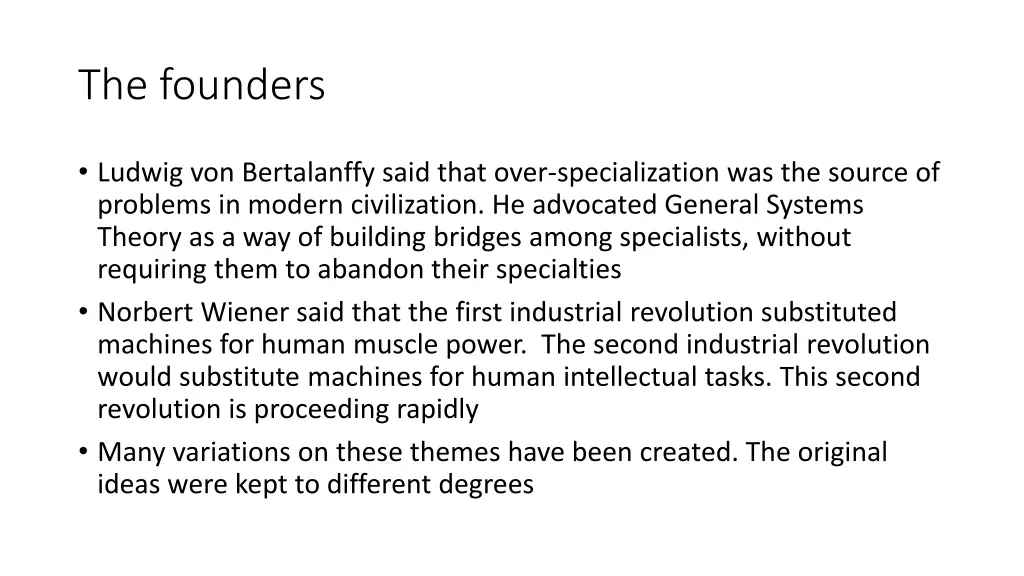 the founders