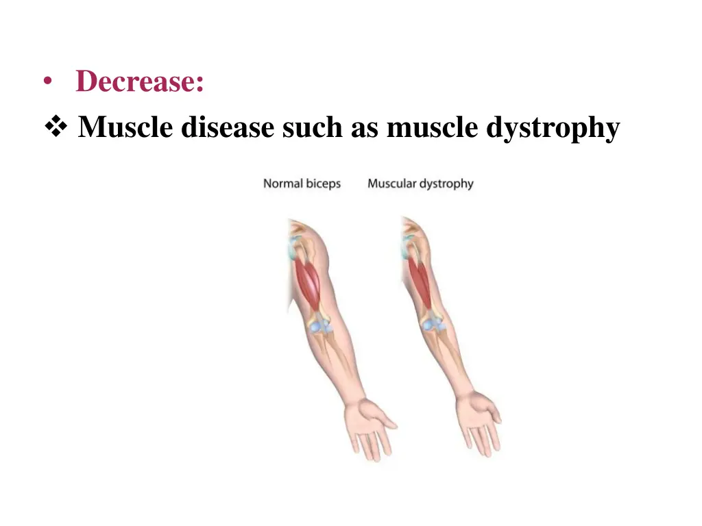 decrease muscle disease such as muscle dystrophy
