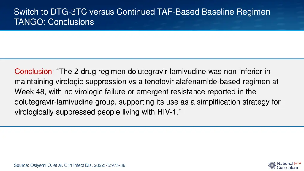 switch to dtg 3tc versus continued taf based 6