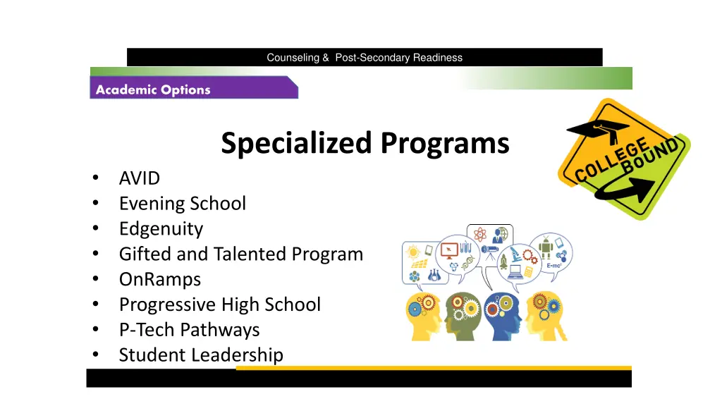 counseling post secondary readiness 12