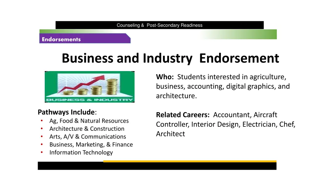 counseling post secondary readiness 18