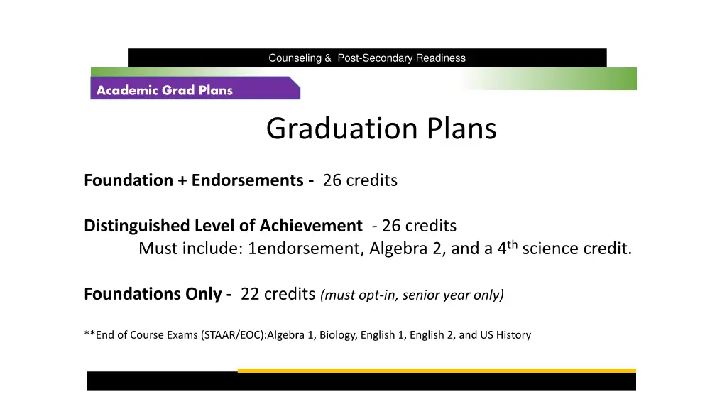 counseling post secondary readiness 2