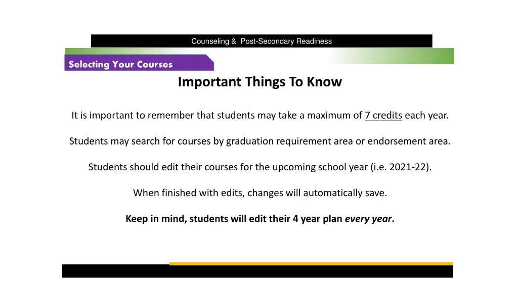 counseling post secondary readiness 26
