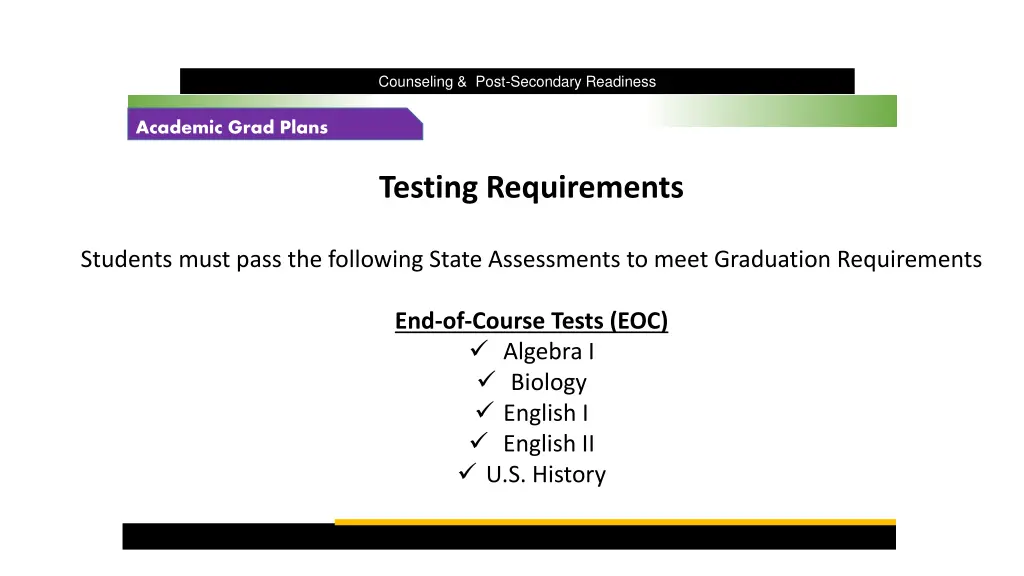 counseling post secondary readiness 7