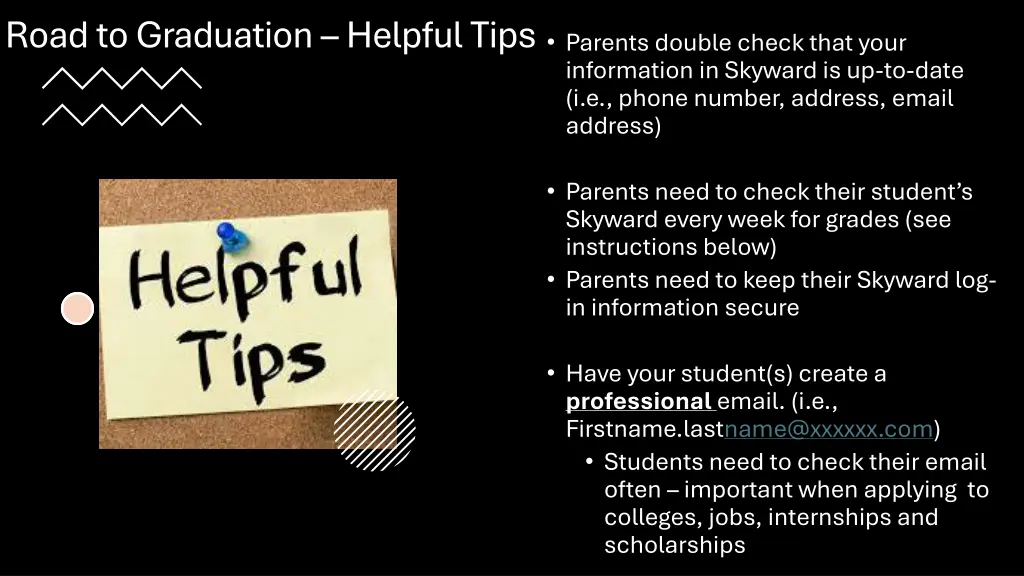 road to graduation helpful tips parents double