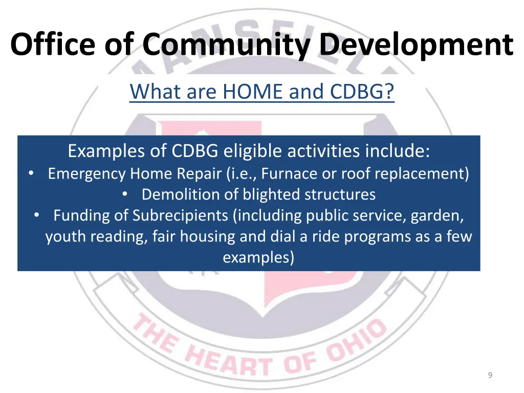 office of community development 6