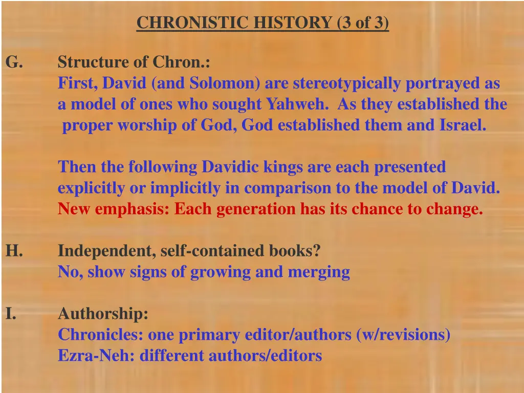 chronistic history 3 of 3