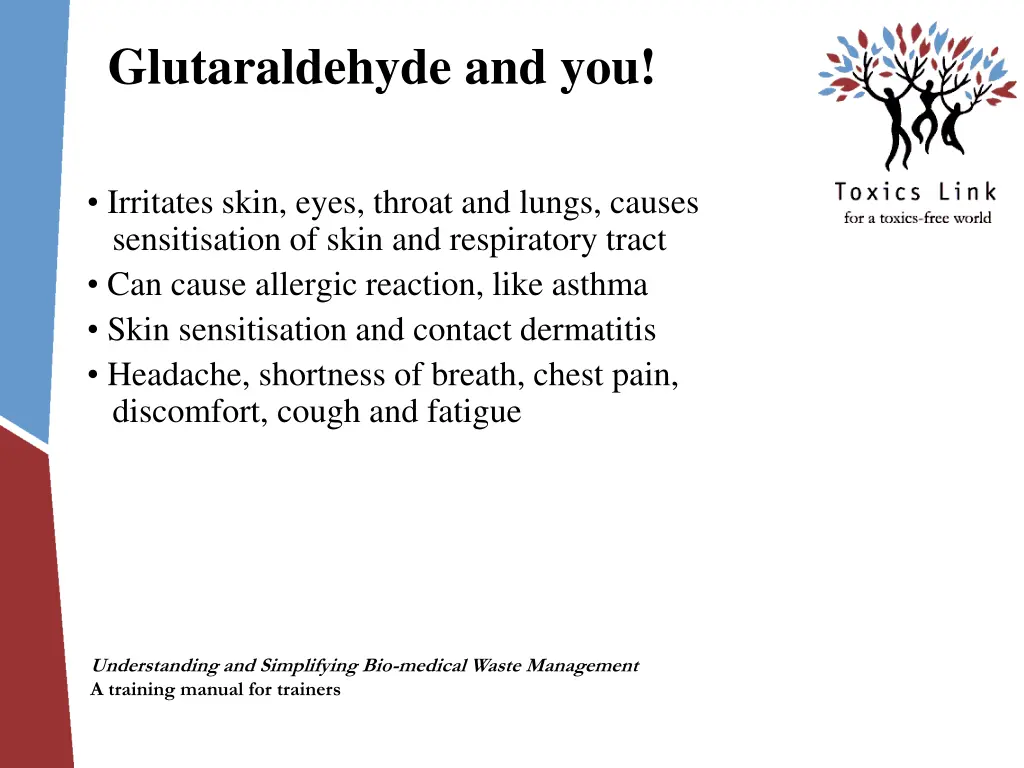 glutaraldehyde and you