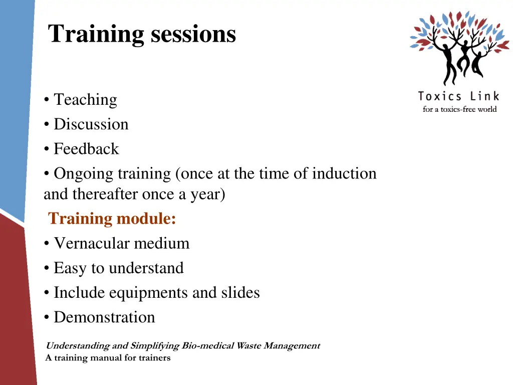 training sessions