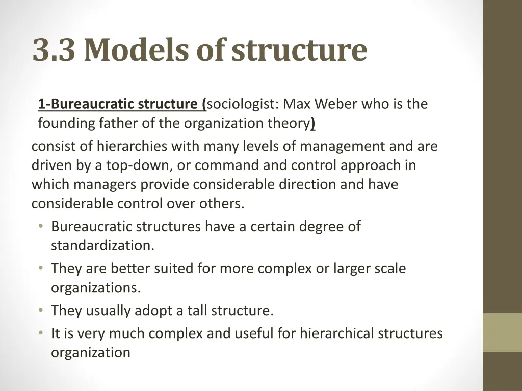 3 3 models of structure 1