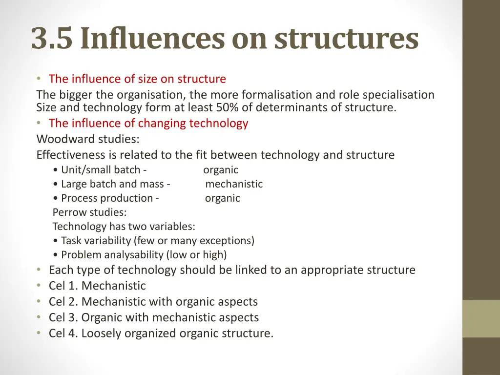 3 5 influences on structures 8