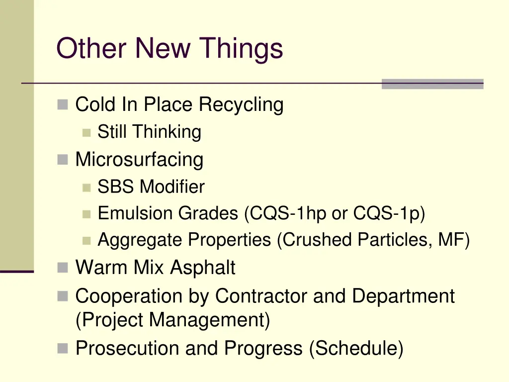 other new things 1