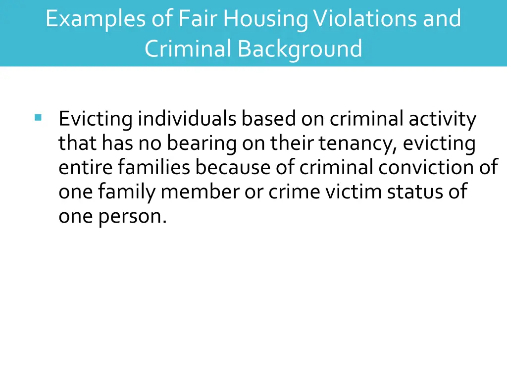 examples of fair housing violations and criminal 3