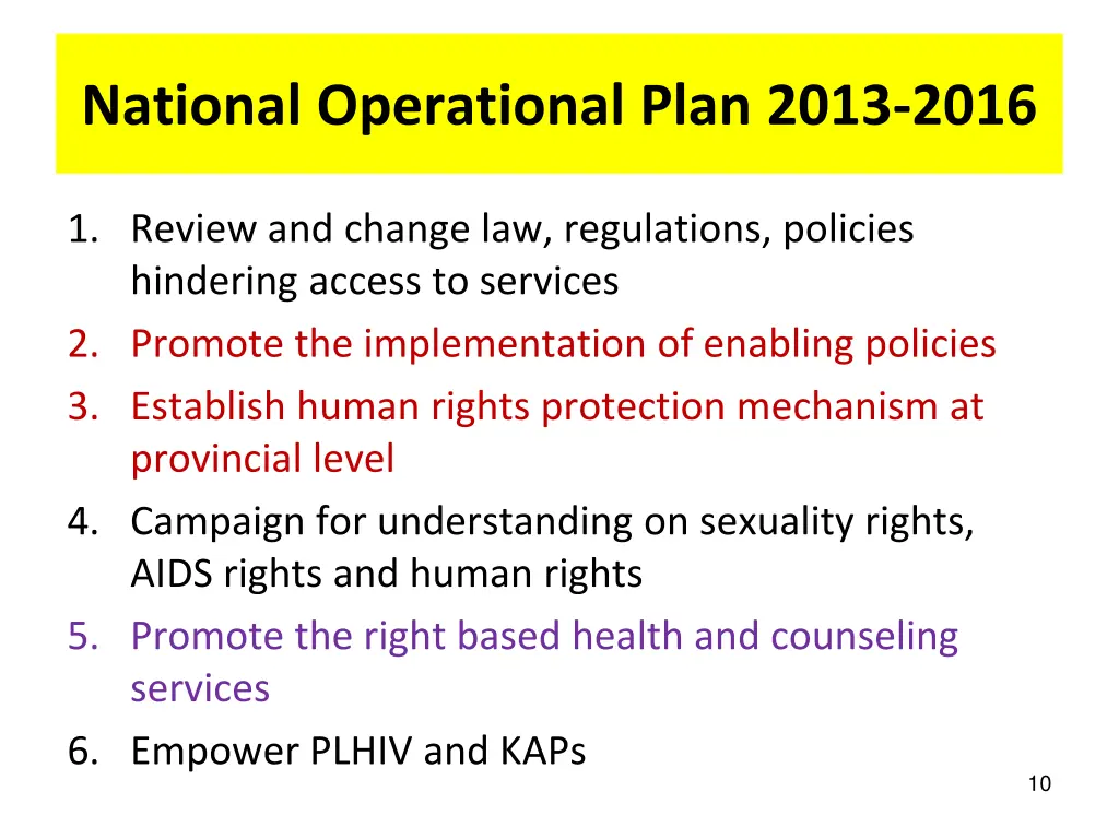 national operational plan 2013 2016