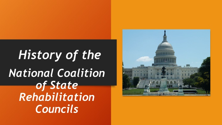 history of the national coalition of state
