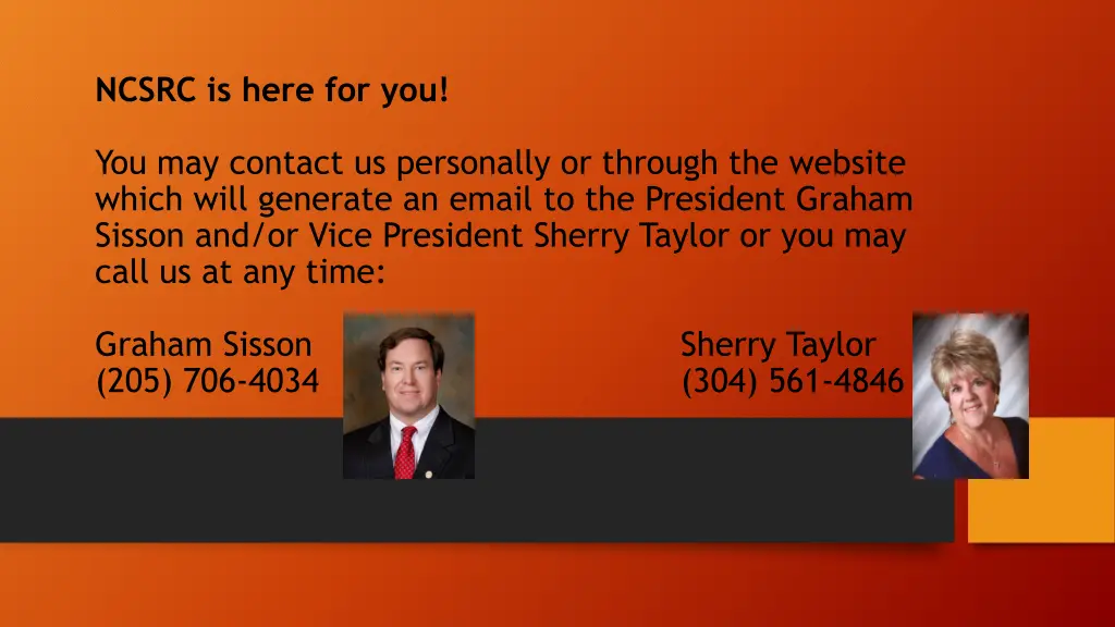 ncsrc is here for you