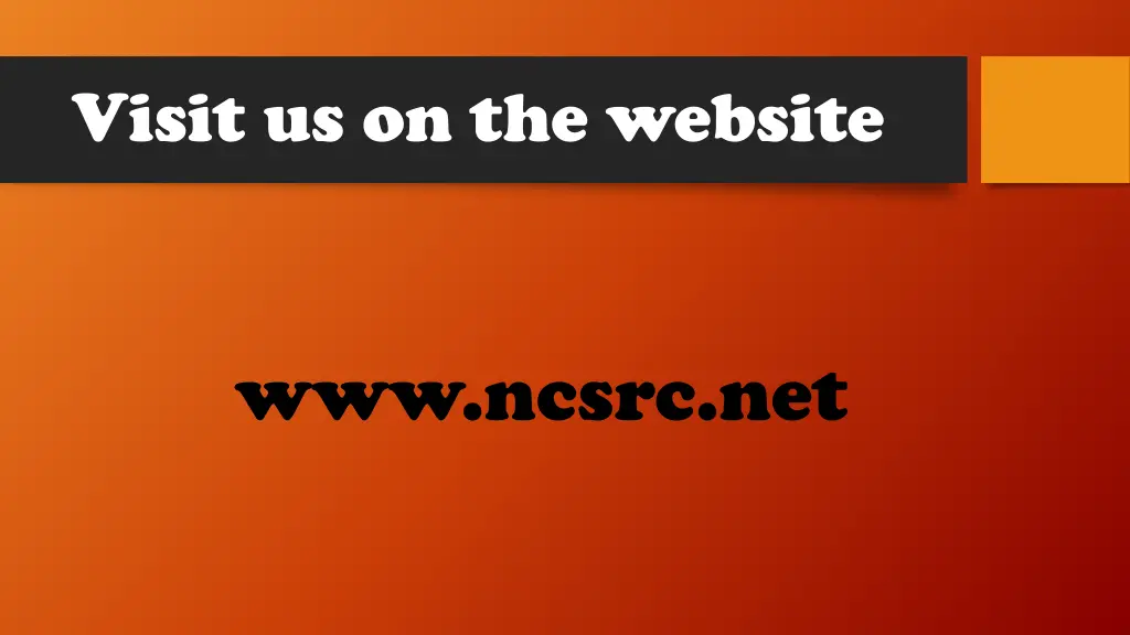 visit us on the website
