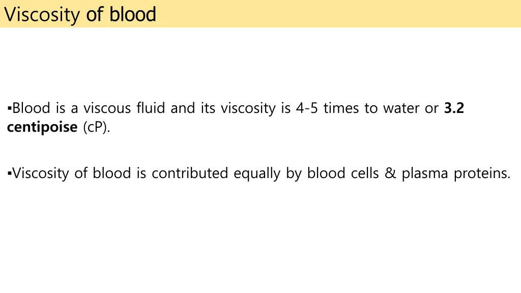 viscosity of blood