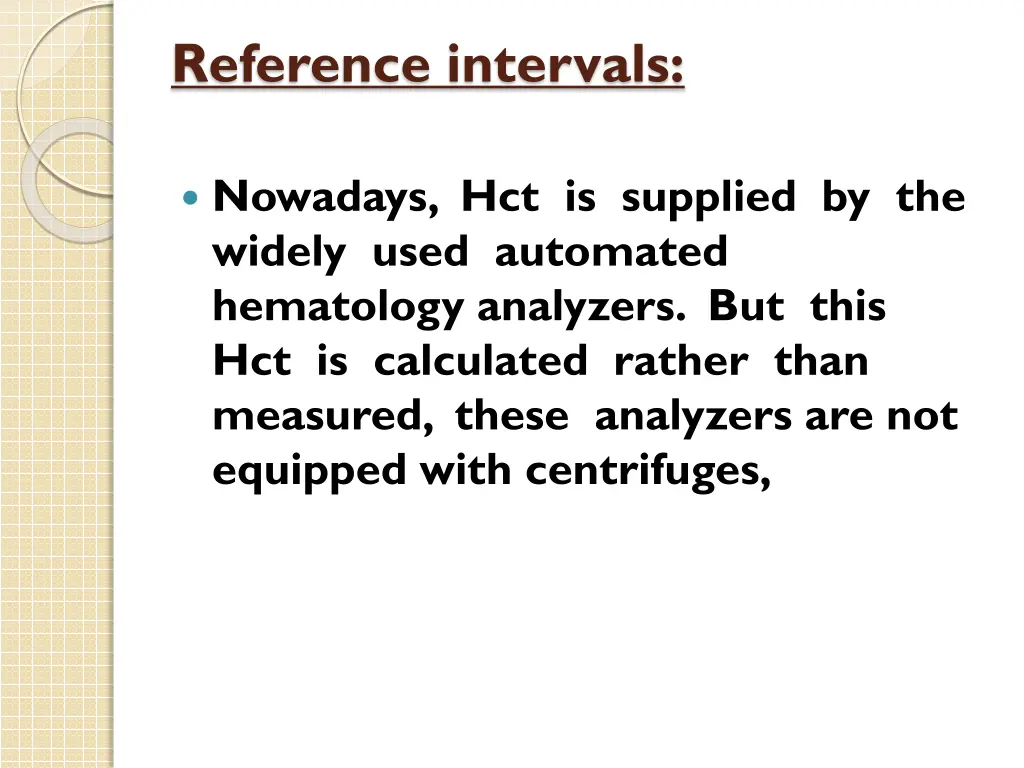 reference intervals 1