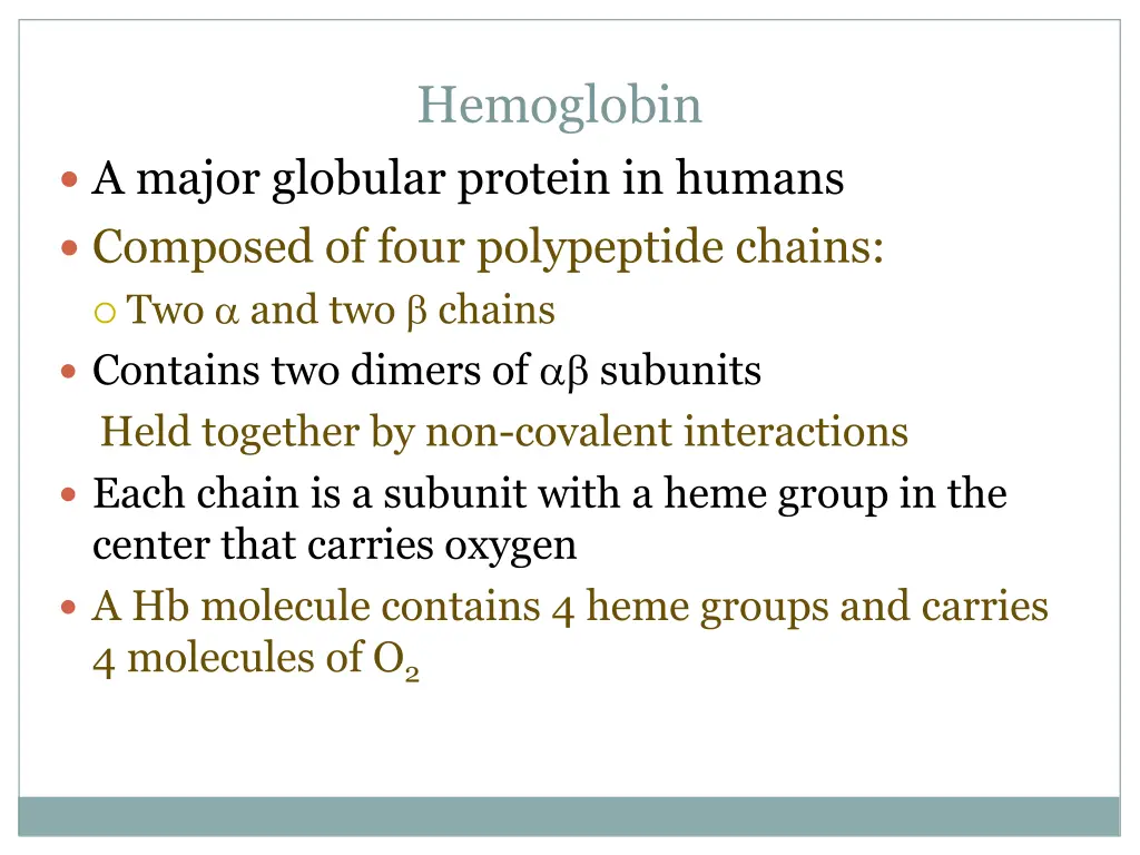 hemoglobin
