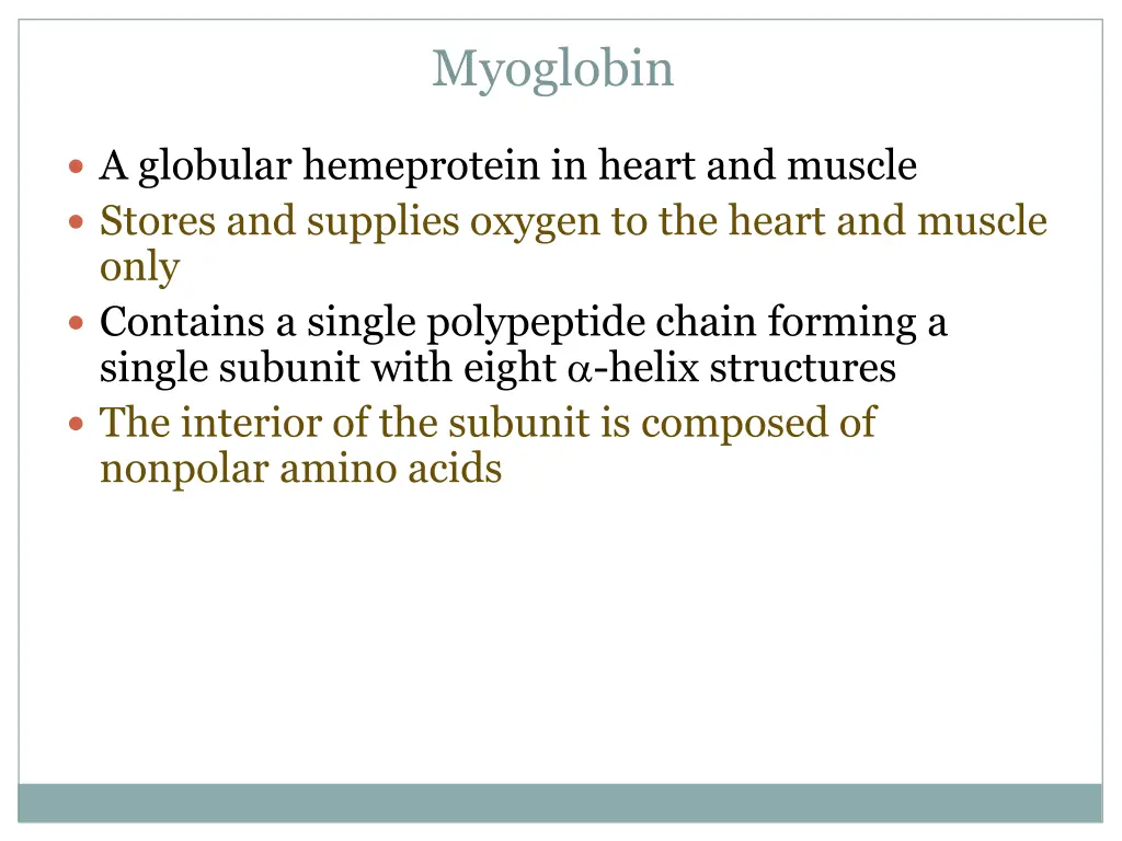 myoglobin