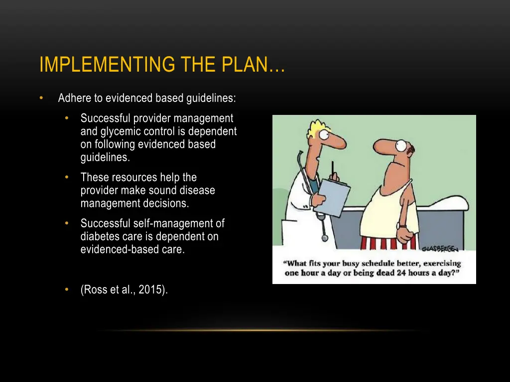 implementing the plan 2