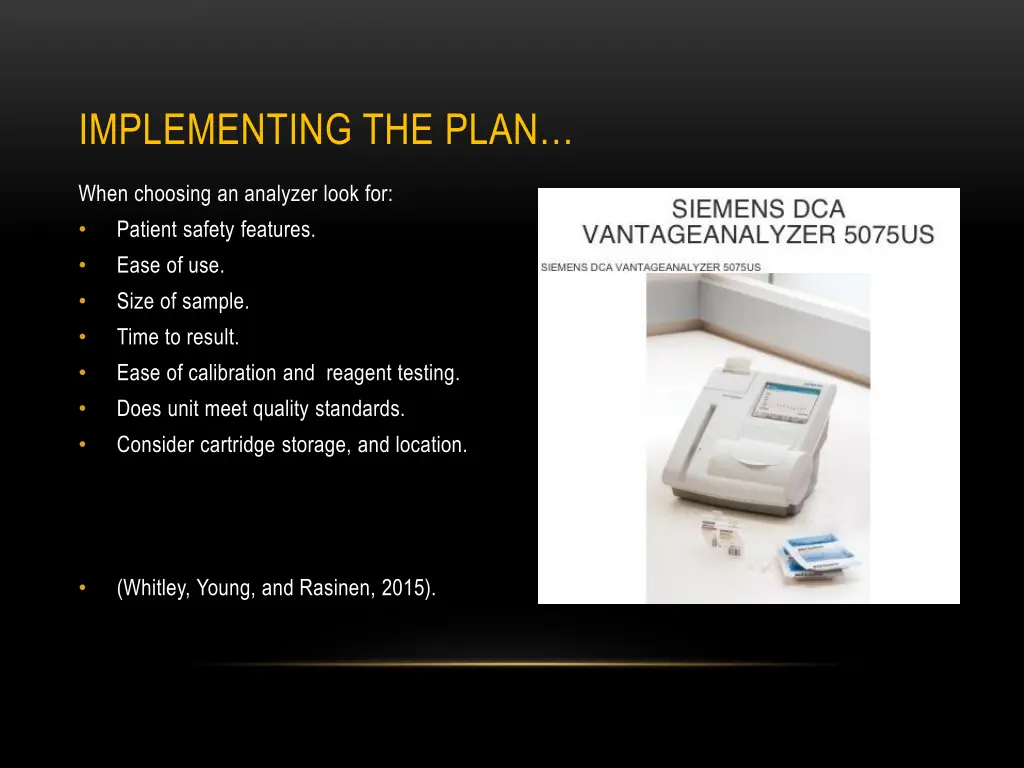 implementing the plan