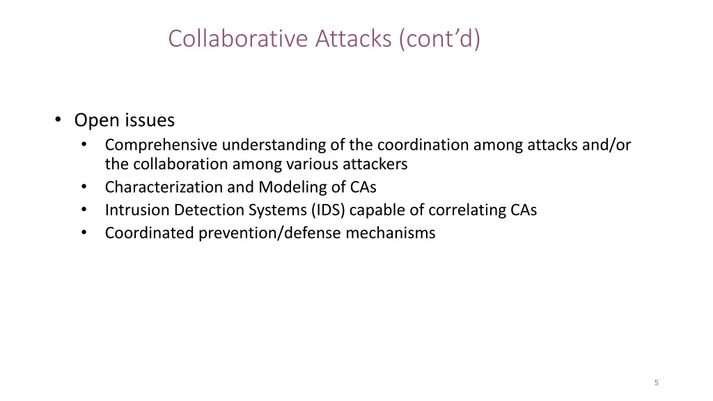 collaborative attacks cont d 1