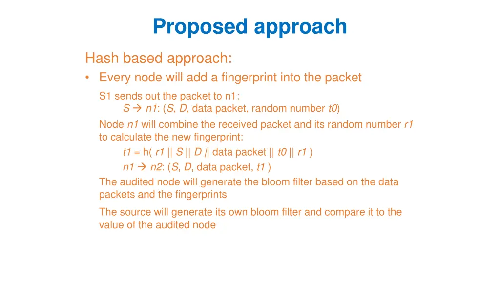 proposed approach 1