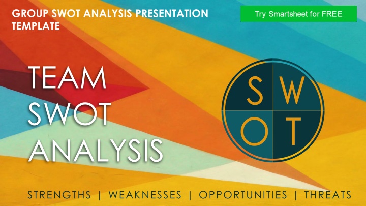 group swot analysis presentation template