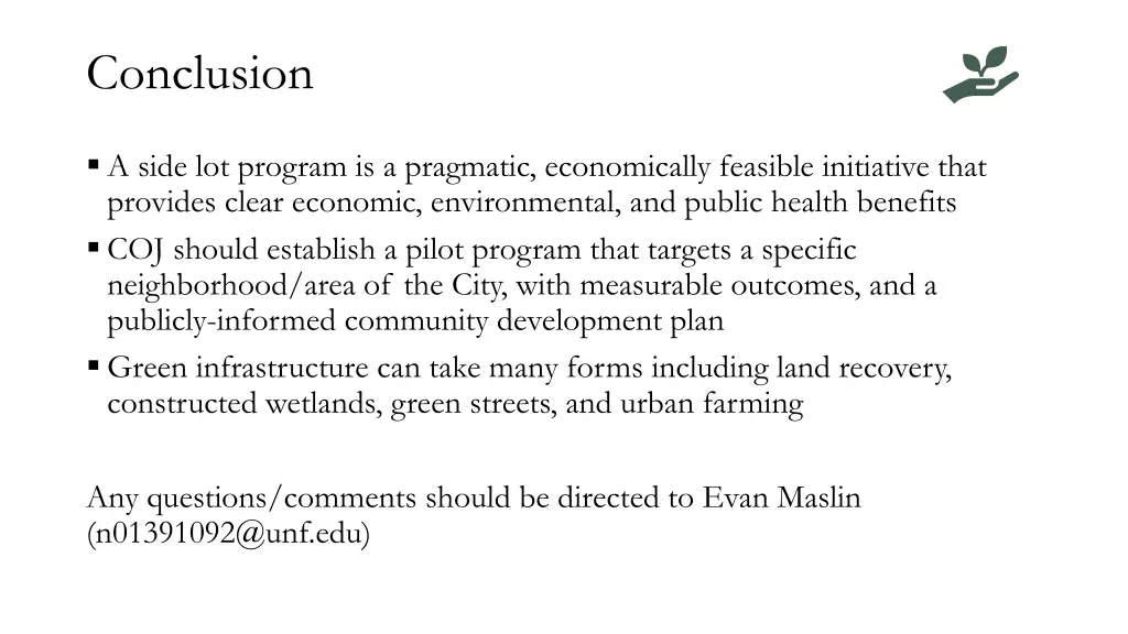 conclusion