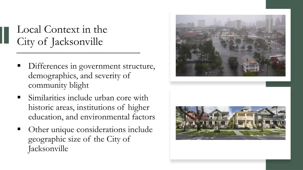 local context in the city of jacksonville