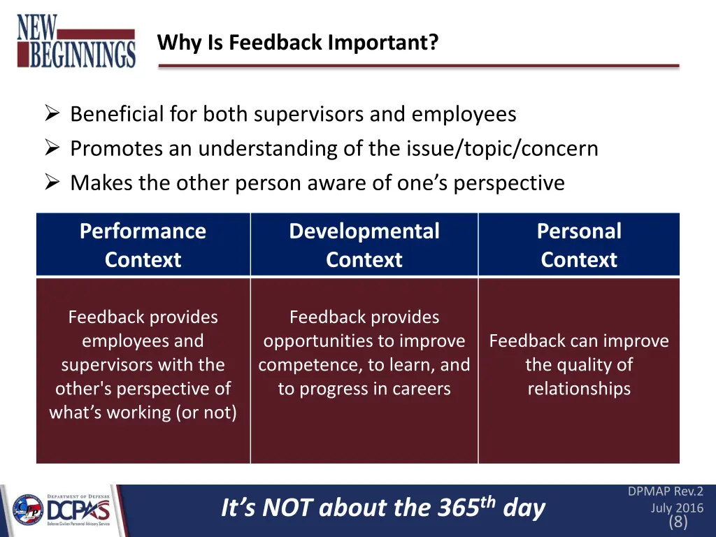why is feedback important