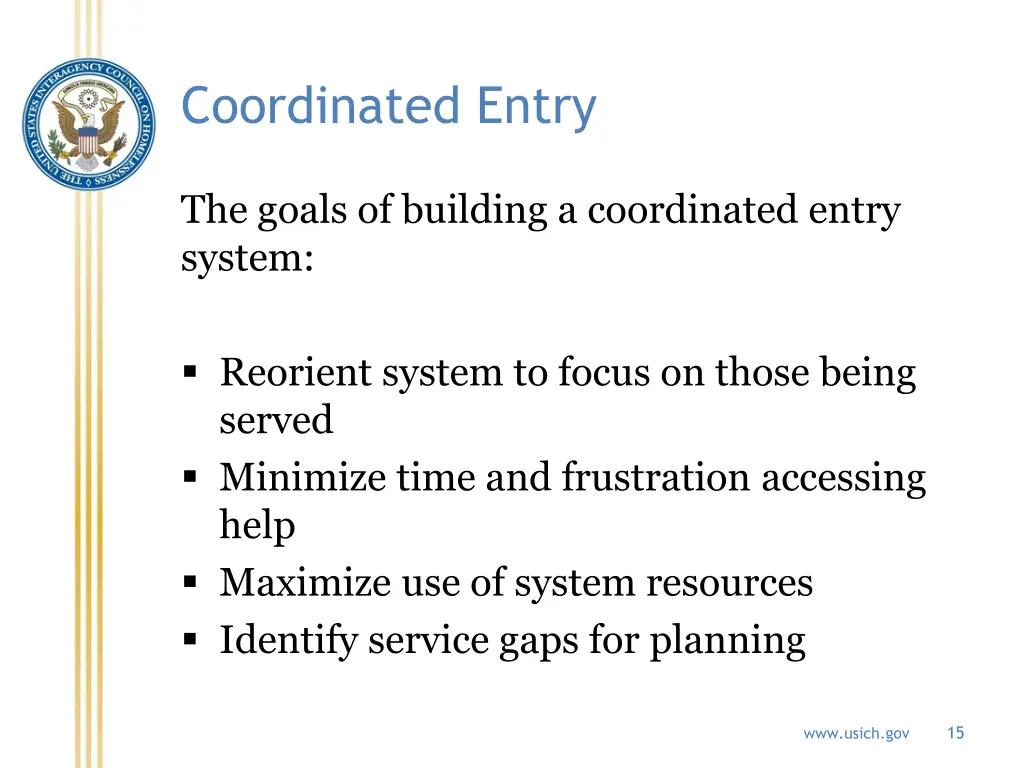 coordinated entry