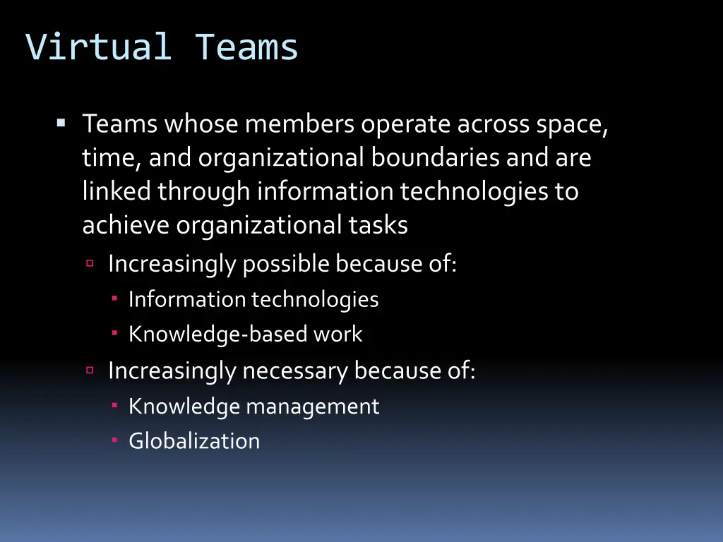virtual teams