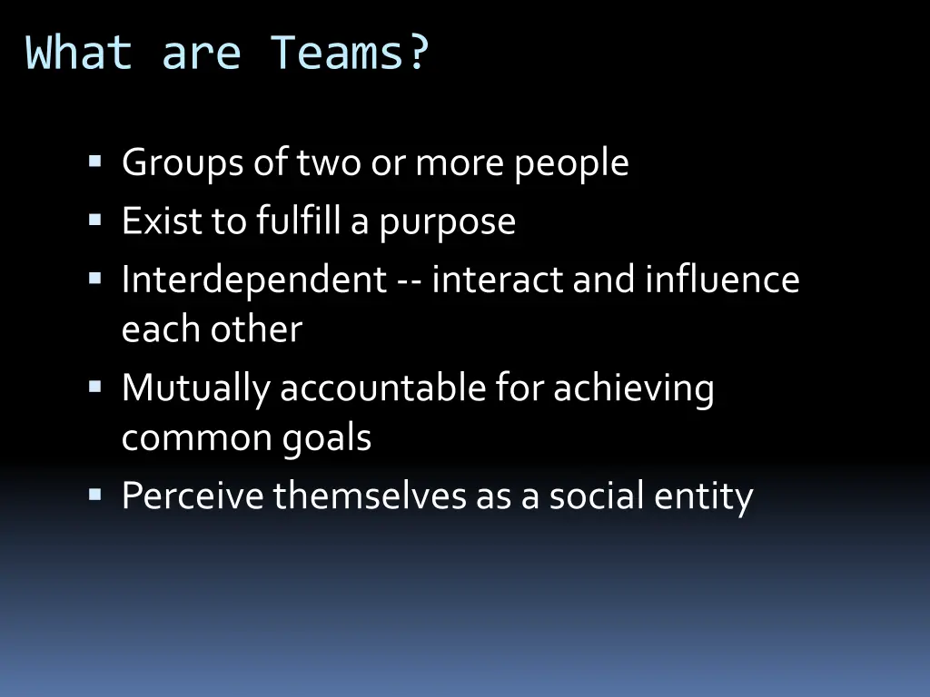 what are teams
