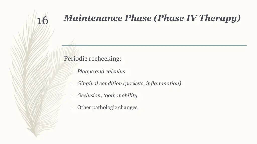 maintenance phase phase iv therapy