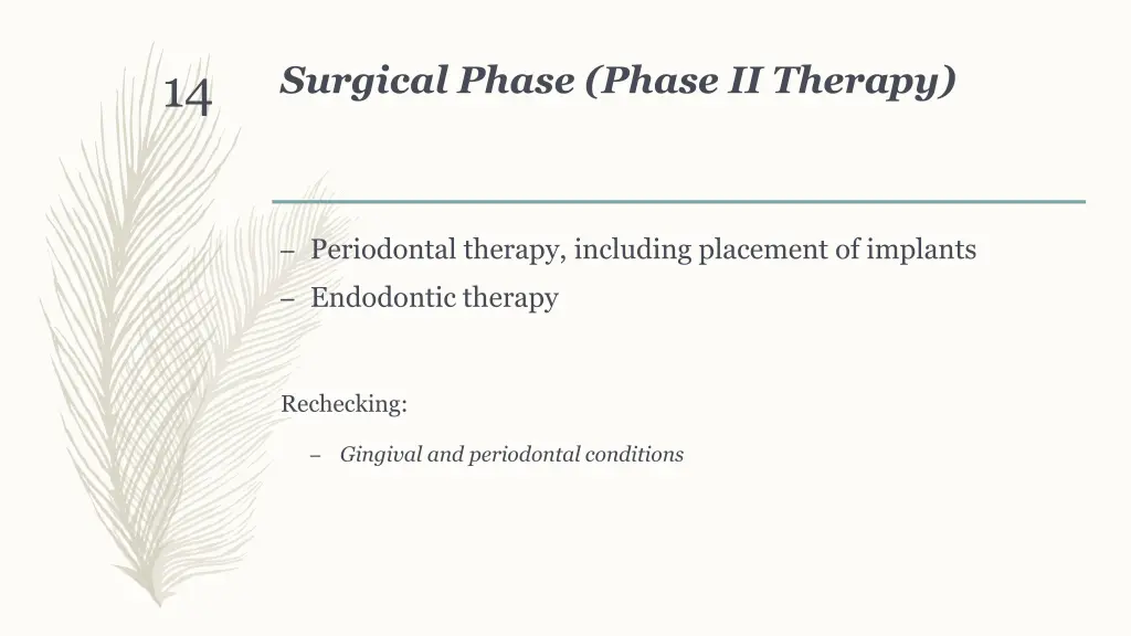 surgical phase phase ii therapy