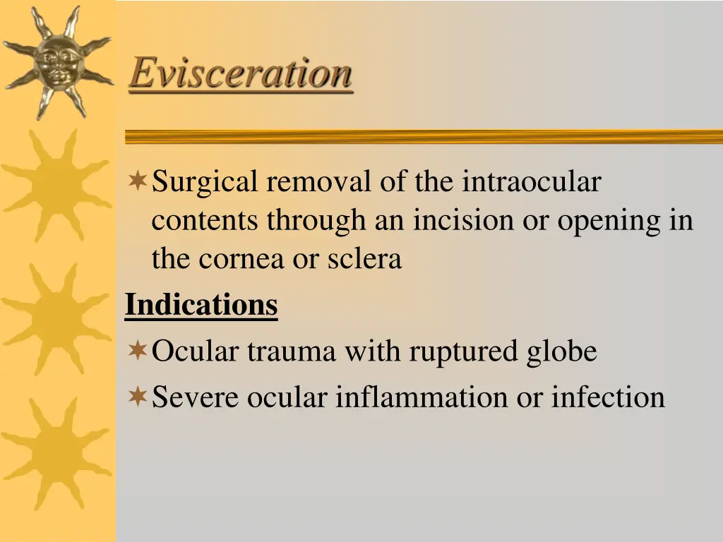 evisceration