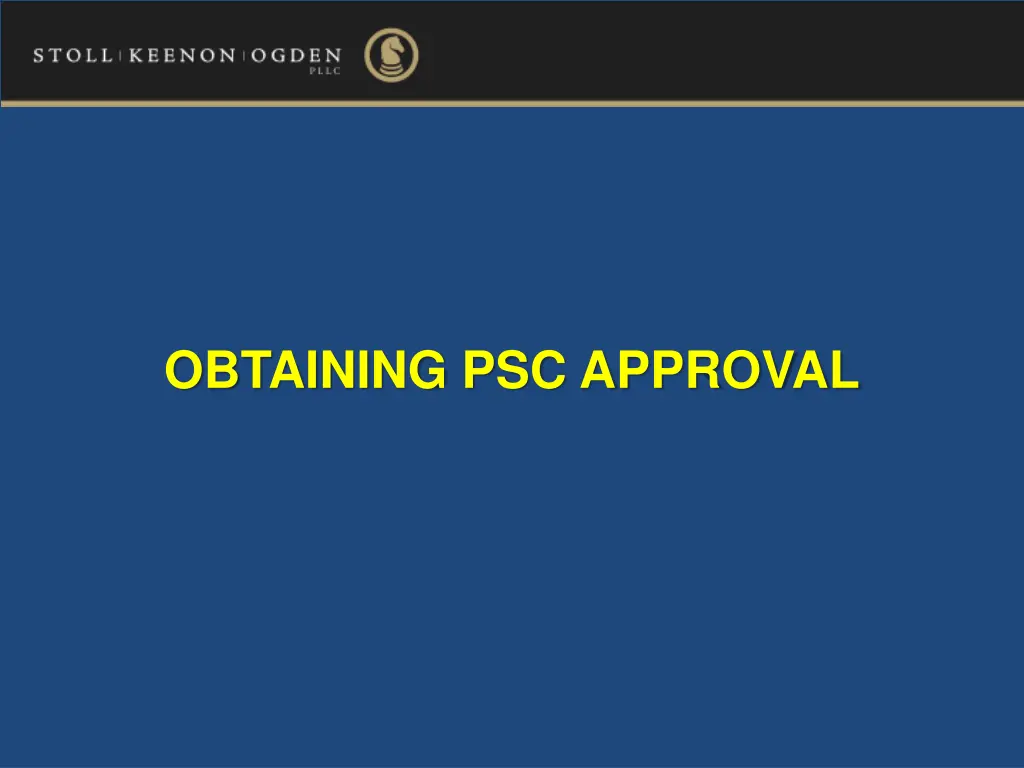 obtaining psc approval