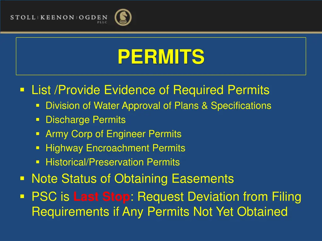 permits