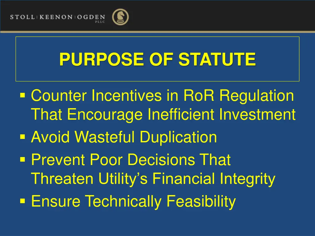 purpose of statute